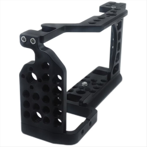 Camera Cage for A6100 A6300 A6400 A6500 Accessory Case Handheld Bracket Cold Shoe Mic LED Light Mount Video Rig 2