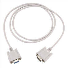 RS232 DB9 9-poliger Stecker auf Buchse Serielles Portkabel Industrieadapter 1.