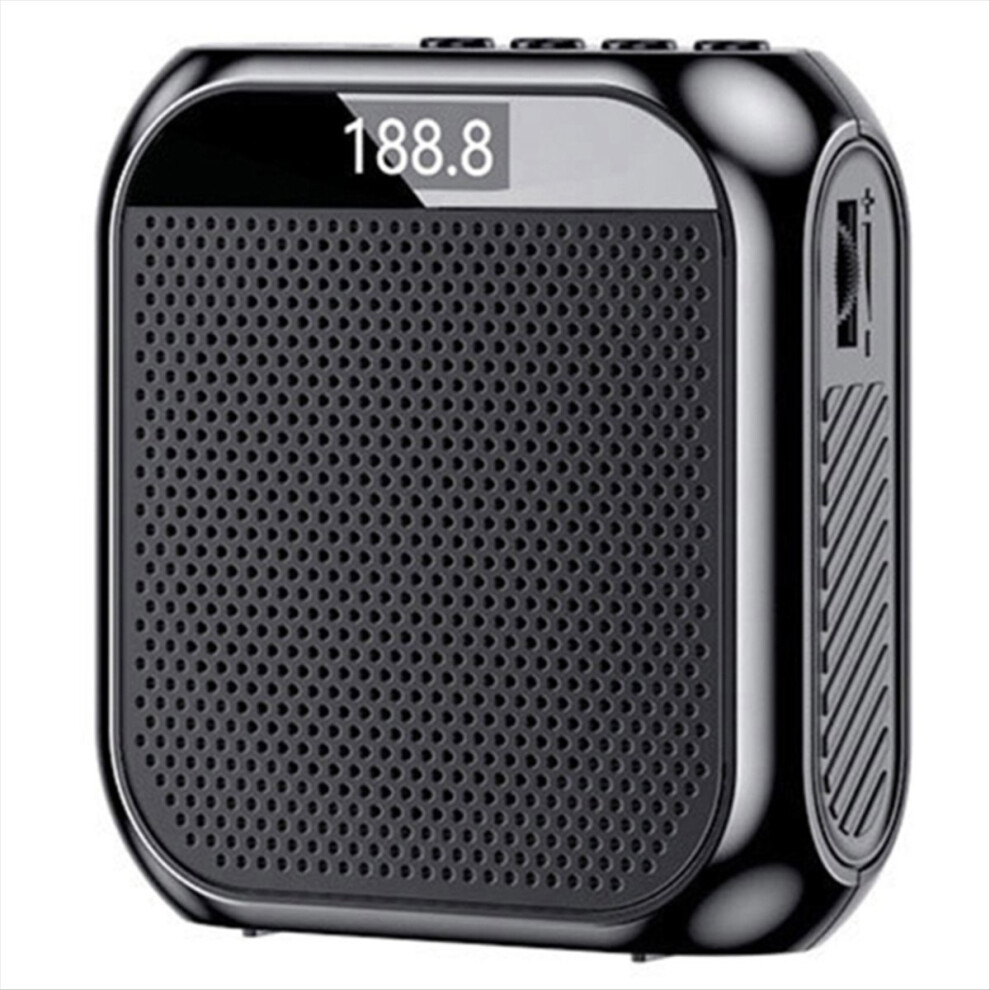 Loudspeaker Player Rechargeable Battery Clear Sound Weight Designing For Market Vendors And Tourist Guide Light/Black 4852710073524