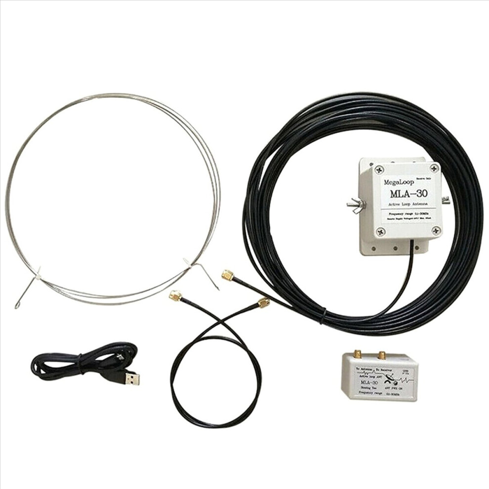 Mla30+ -30 Mla30 Plus Active Magnetic Loop Antenna Ha Sdr Short Medium Wave Radio Low Noise 500Khz-30Mhz 4851971877803