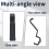 for Air 2/Mini 2 Remote Control Tablet Extended Bracket Mount Mini Stand Holder 8