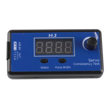 RC-Servo-Tester, ESC-Konsistenzkontrolle, 4 Servos für FPV-Helikopter, Flugzeuge, Autos, digitale Lenkung