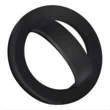 Magnetischer Silikon-Ringgriff für Handys, drehbare Fingerschlaufe, weich und tragbar, magnetische Halterung, schwarz