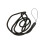 Nylon Cord Braid for Camera Necklace Black 4