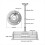 Ceiling Mount with Tray for Projector/Camera Holder Shelf Adjustable Height 7