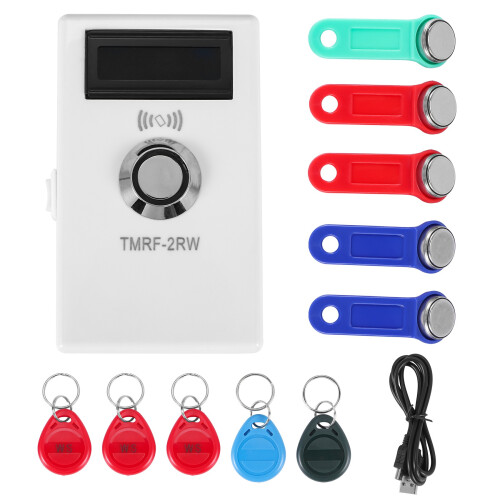 TMRF-2RW IButton Programmer DS1990A Duplicator Cloner Copyer 125Khz RFID Reader Writer RW1990 Key Token 11pcs 1