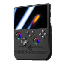 H5 Handheld-Retro-Spielkonsole, 128 GB, 5-Zoll-Bildschirm, Dual-RGB-Joystick, tragbar, unterstützt 34 Emulatoren.