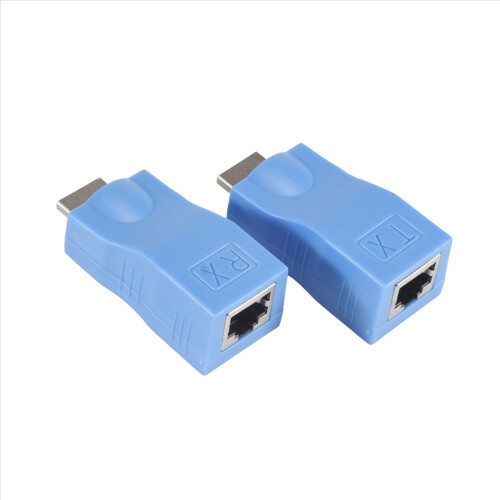 to RJ45 Network Repeater 2 PCS Extender Transmitter and Receiver 2