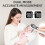 Forehead Digital Infrared Thermometer Multifunctional Handheld Pyrometer Rechargeable Non Contact IR 8