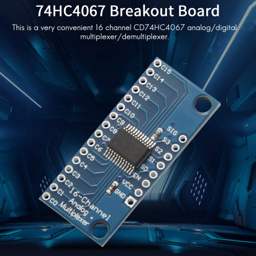 10Pcs 16CH Analogue Multiplexer Module 74HC4067 CD74HC4067 Precise Digital MUX Breakout Board 1