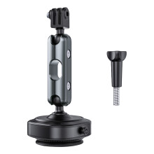 Elektrische Autokamerahalterung mit Vakuumadsorption aus Aluminiumlegierung für Action 5 Pro/4 und GoPro 13/12 Pro