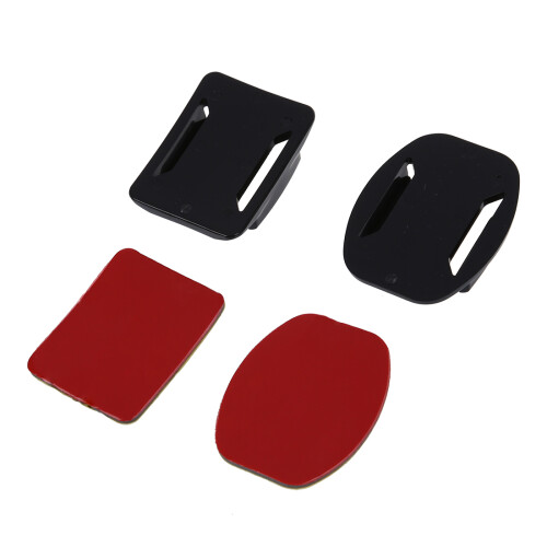 Helm-Frontbefestigungsset, verstellbarer gebogener Klebstoff für 1/2/3 2