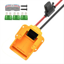 Car Jump Booster with 3 Fuses for 20V Battery Adapter Emergency Starting Device