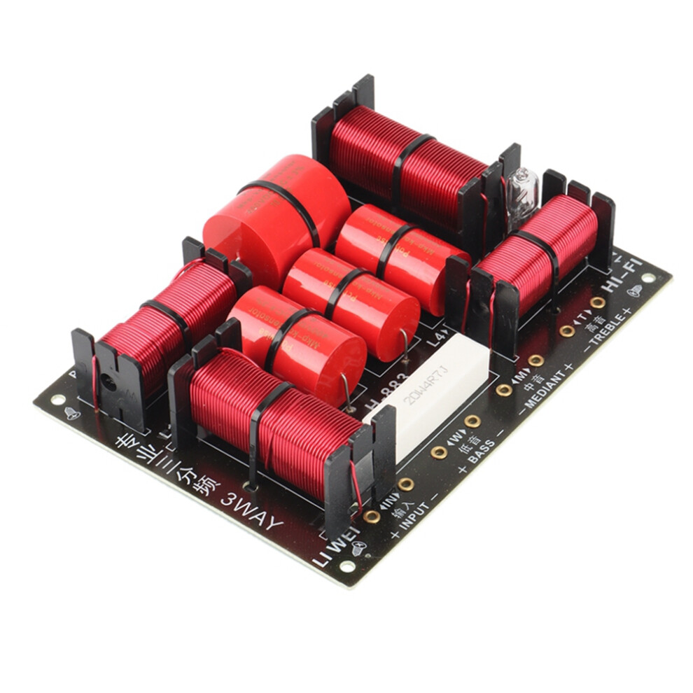 400W 3 Way Crossover Divider Hifi Tweeter Alto Woofer Speaker 1250H/5000Hz With High-Pitched Protection 4851971879937
