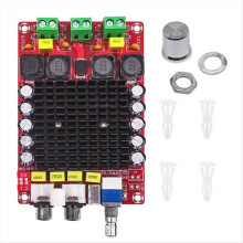 XH-M510 TDA7498 Hochleistungs-Digitalverstärkerplatine 2x100W Kfz DC 14-34V