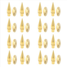 16 Paar 6 x 36 mm Kupfer-Lautsprecher-Spikes mit Isolationsfunktion + Basisfüße und Pads