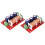 2Pcs 400W Speaker Crossover 2 Way Audio Adjustment Tweeter Speakers Filter Frequency Divider for 2-16Ohm 3