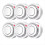 6Pack Tuya WiFi Smart Smoke Sensor APP Control 80dB on Site Alarm for & Assistant,B 1