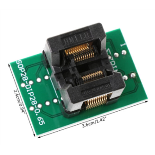 TSSOP20 Burn Block SSOP20 Chip Test Socket Programming Adapter OTS28-0.65-01 1