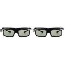 2Pcs Dlp-Link Active Shutter 3D Glass Gl1800 Rechargeable Eyewear for Projector R20 R19 R15 P12 R9 R7