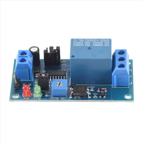 12V DC Delay Relay Turn on / Off Switch Module with Timer 1