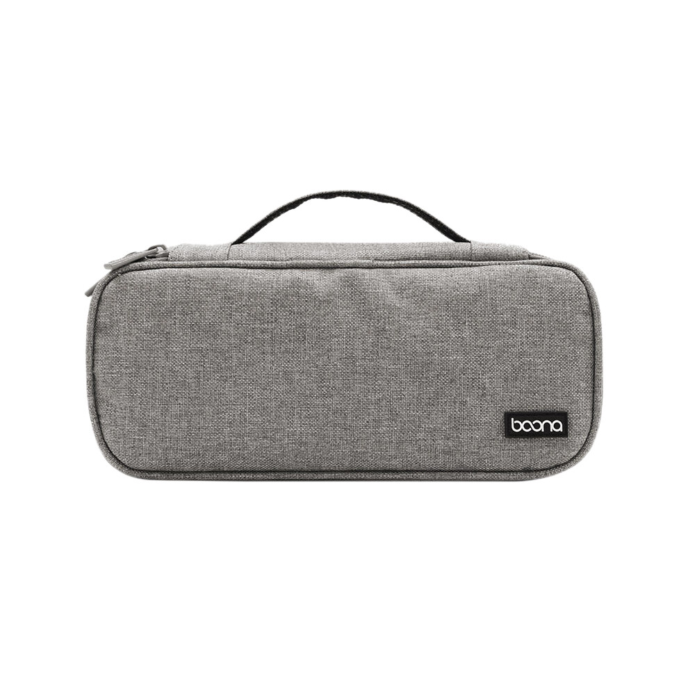 Portable Travel Storage Bag Multi-Function For Laptop Adapter,Power Bank,Data Cable,Charger, Gray 4851971864995