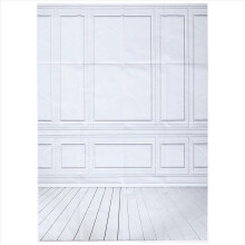 3x5ft Vinyl Photography backdrops White Brick Wall wood floor wedding background for photo studio