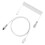 Mechanical Keyboard Adapter Coiled Cable TypeC Phone Charging Cord USB Aviation Connector Wire for Desktop PC,B 8