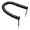 5.7Ft Black Telephone Extension Coil Cable Cord 7