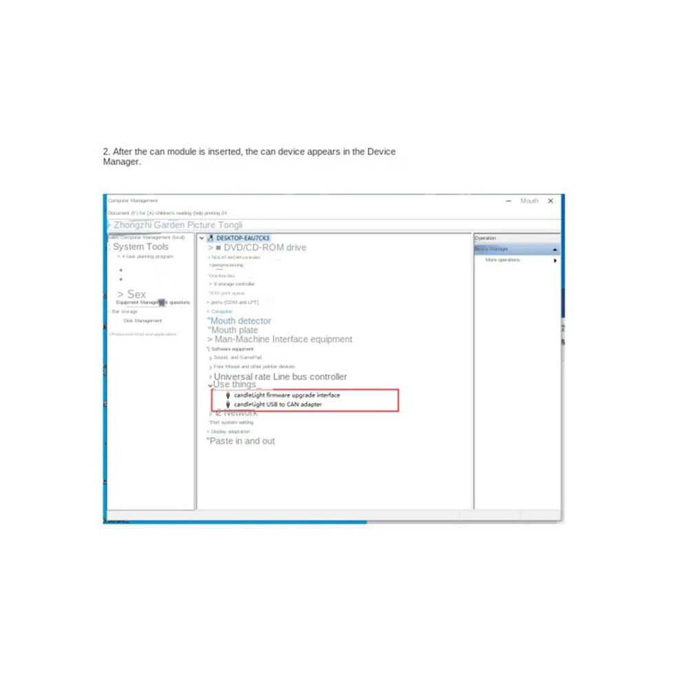 Usb To Can Module Can Bus Analyzer Debug Adapter Led Indicator For Open Source Protocol Analysis 4854171149619