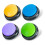 Recordable Dog Buttons, Buttons for Communication Pet Training Buzzer, Talking Button Set Funny Gift ,4PCS 10