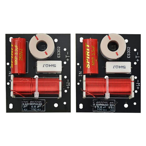 2Pcs Speaker Crossover Frequency Divider Board Treble Audio Filters Distributor 1