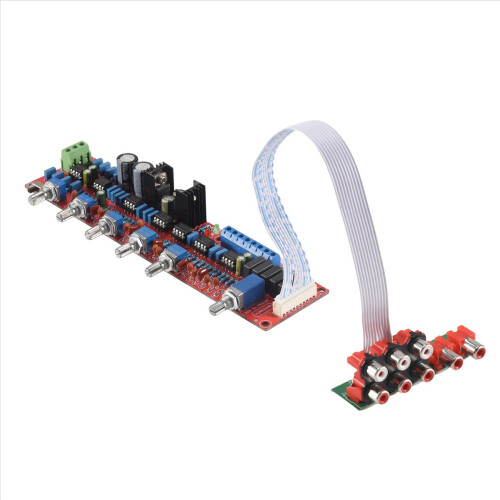 NE5532 Preamplifier Bord HIFI 5.1 Tone Plate Volume Control Panel Preamp Mixer Board Pre-Amplifier 2