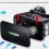 J20 3D Virtual Reality Glasses for 4.7- 6.7 Smart Phone Android Games Stereo with Headset Controllers 6