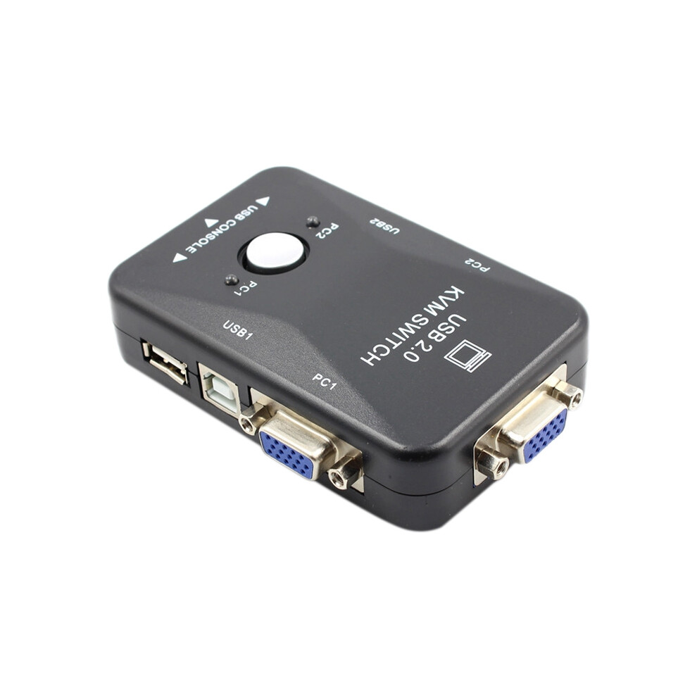Kvm Switch 2 Port Vga Usb 2.0 Mouse Switcher Keyboard 1920X1080 Box Sharing Vga Splitter 4851971856129