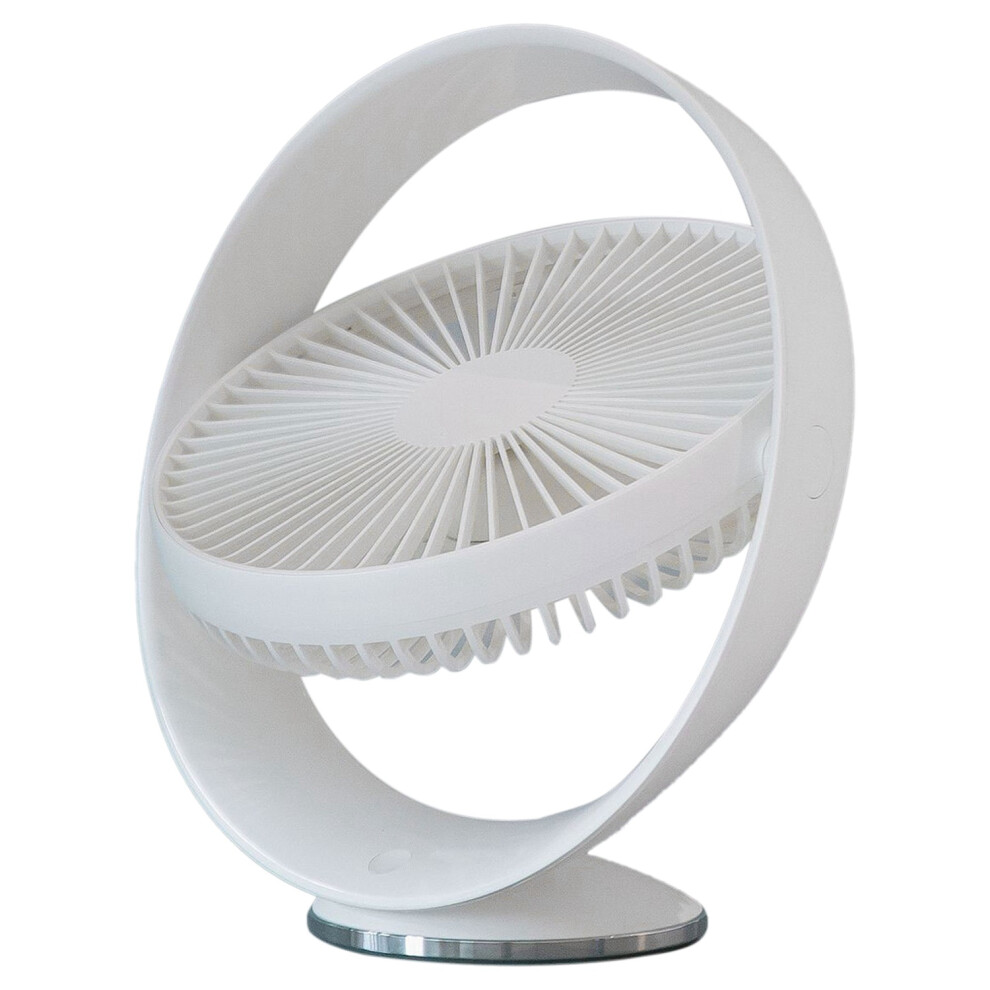 Exogio Electric Fan Usb Autumn Leaf 2000Mah Rechargeable Desk For Office, Home,