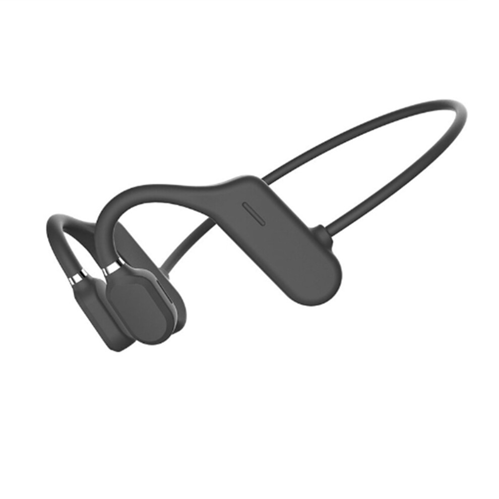 Bone Conduction Headphones Wireless Bluetooth 5.0 Earphones Waterproof Sport Headset With Mic Black 4851971870729