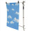 3x5ft Blue White Cloud Photography Backdrop Screen Background Studio Props 3
