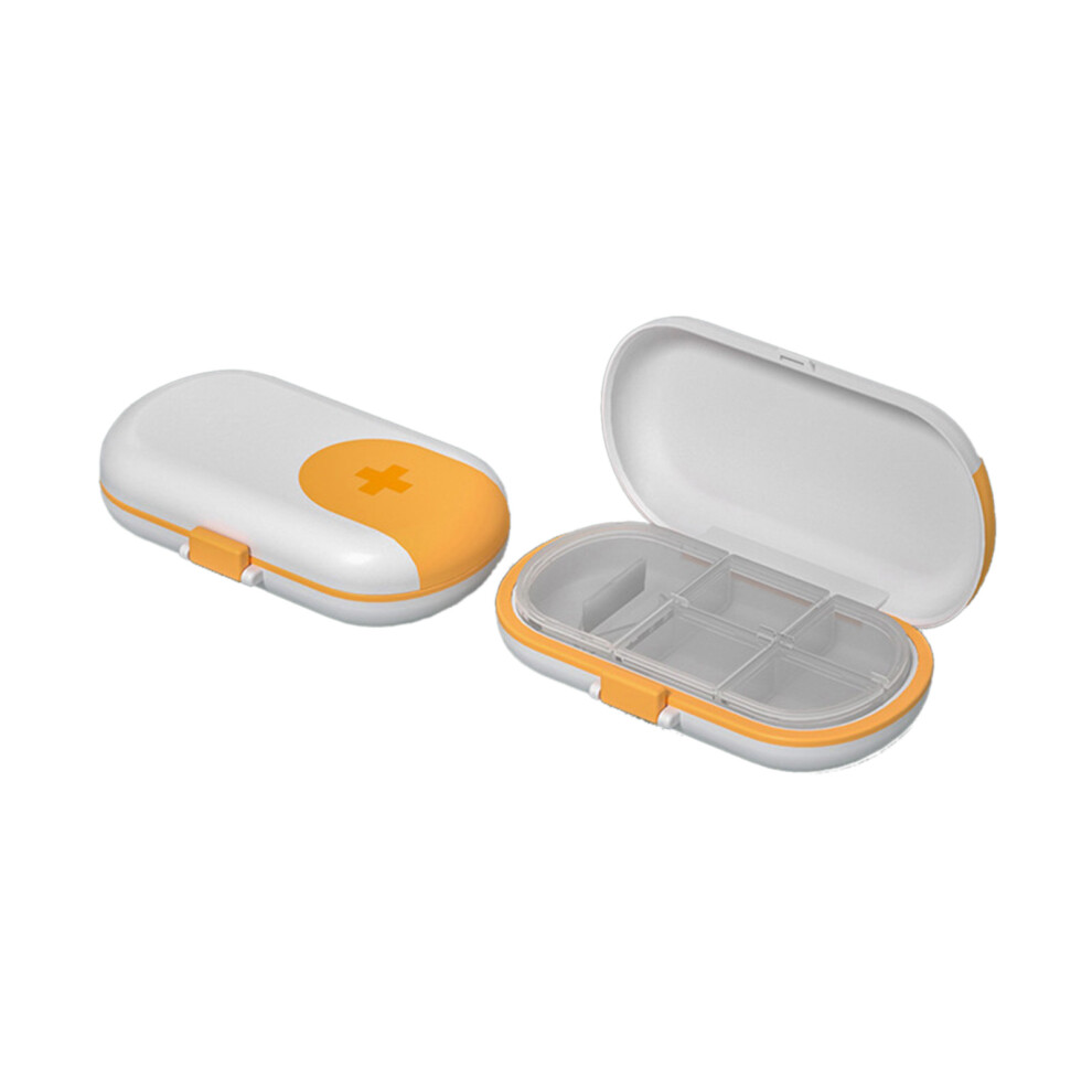 Moisture Proof Travel Pill Organizer Case Daily Medicine Box With Four Separate Compartments Compact Pill Box Organizer For Pocket Purse Eco Safe Pill
