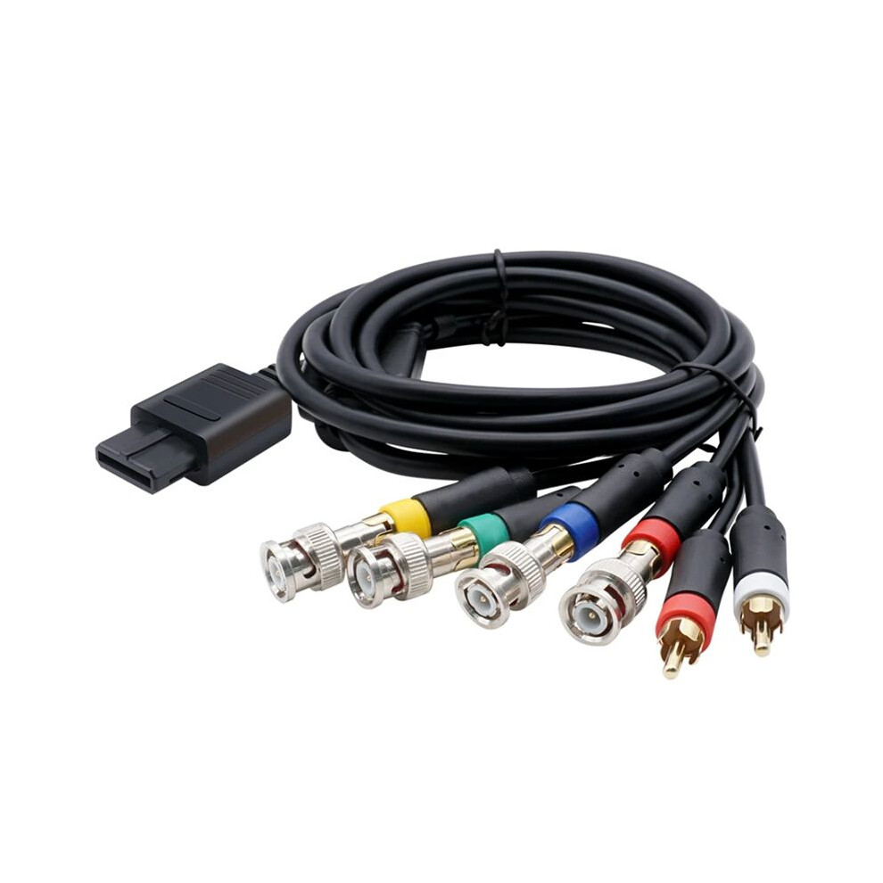 Rgb/Rgbs Cable For N64 Sfc Snes Video Consoles Composite With Strong Stability Exogio