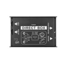 Audio Converter Single Channel DI-Box Passive DIRECT BOX Direct Injection Box Isolator