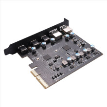 PCIe to USB 3.2 Gen 2 Adapter Card PCI Express Expansion PCI-E Add-on Cards Riser for PC 10/8/7 and