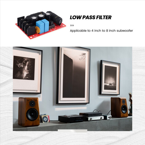 Pure Subwoofer Second-Order Crossover Speaker Frequency Divider DIY Home Theater 2