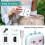 Mini Printer,Portable Pocket Printer,Bluetooth Wireless Smart Thermal Inkless Printer,Smartphone Photo Printer,Blue 6