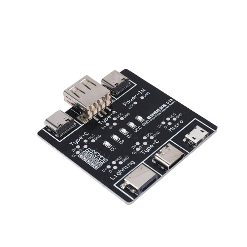 DT3 Data Cable Detection Board USB Tester for IOS Android Type-C Short Circuit On-Off Switching Test Repair 1