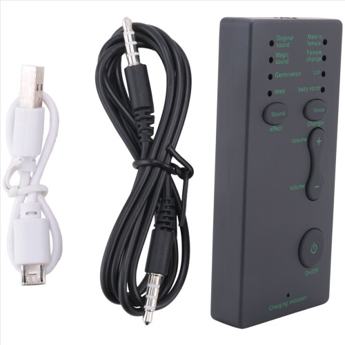 Disguiser Phone Microphone Voice Changer Adapter 8 Changeing Modes for MIC Game 2