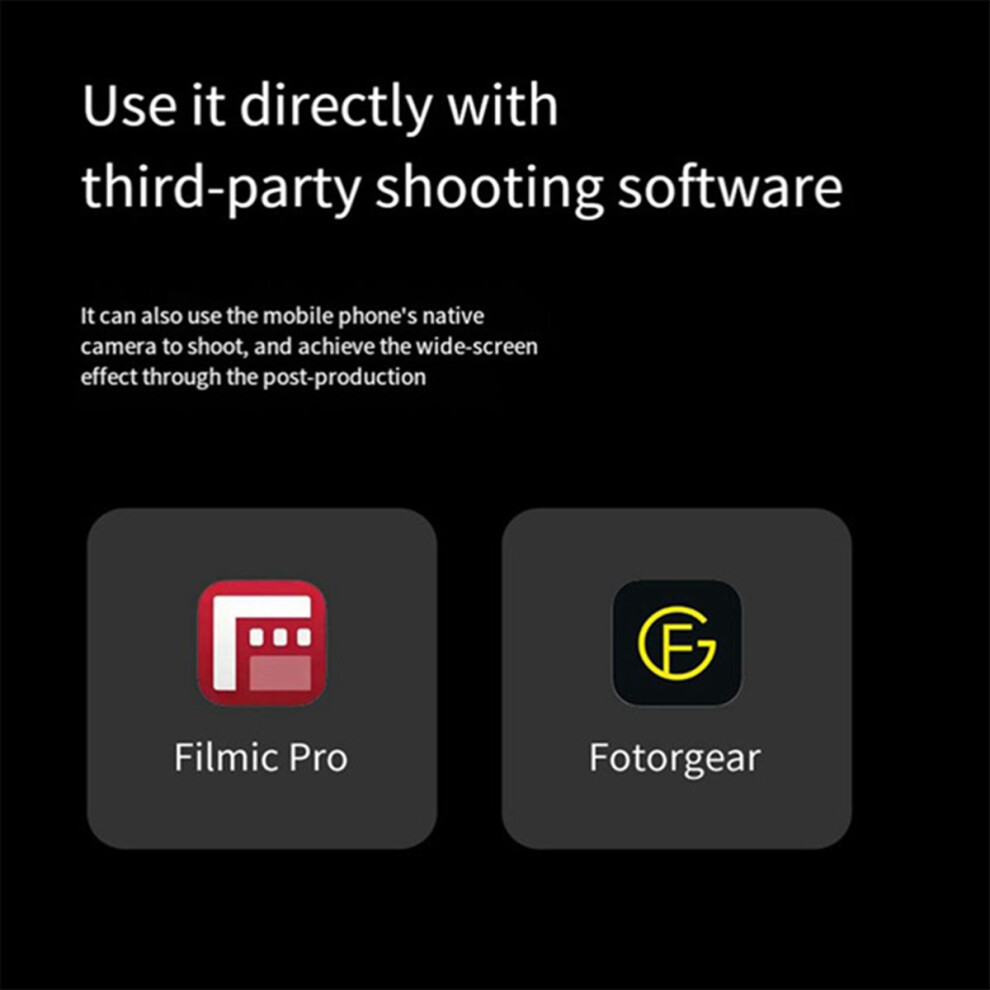 1.55X Mobile Movie Lens Phone Widescreen Anamorphic Blu-Ray Brushed Video 4854171161239