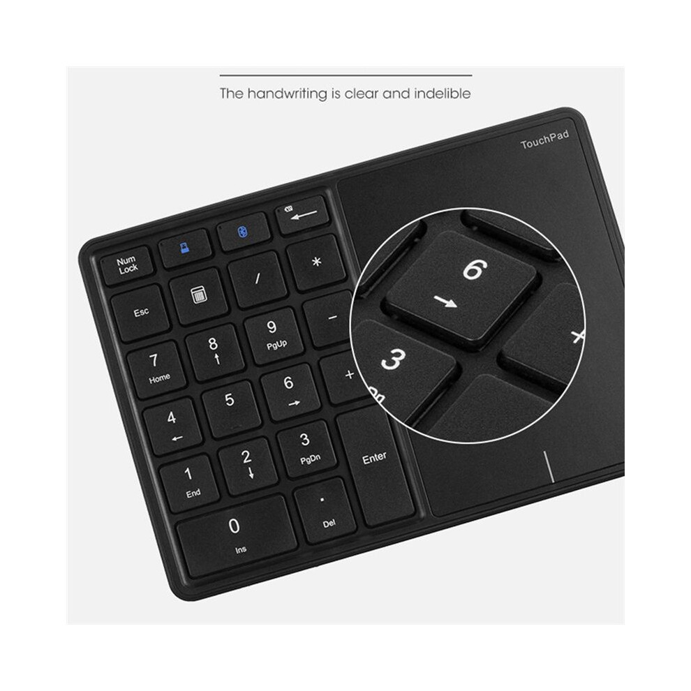Mini 2.4G Bluetooth Keyboard Numeric Keypad 22 Keys Digital With Touchpad For Ios Android 4851971892257