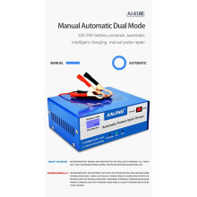 Vehicles Battery Charger Automatic Smart Pulse Repair 110V-250V 200AH 12V 24V Lead Acid Truck US Plug