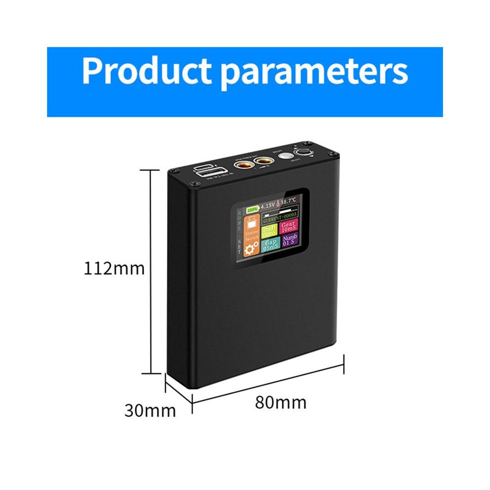 Spot Welder Machine 0.1-0.15Mm Welding Handheld Digital Display 18650 Lithium Battery 4851971893469